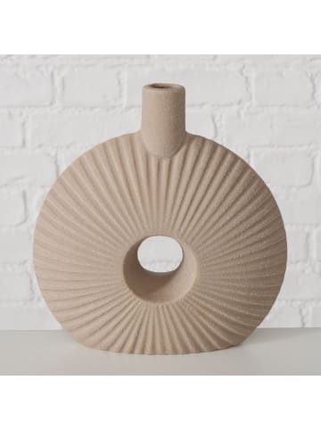 Boltze Keramikvase in beige