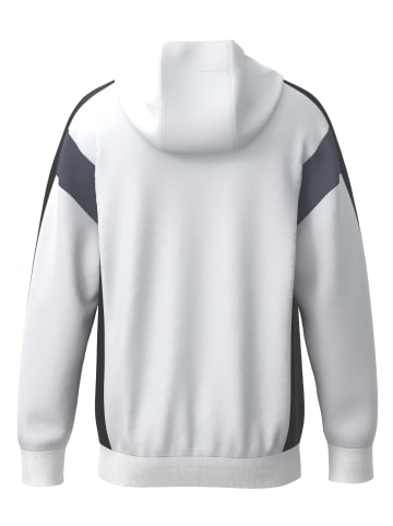 erima Herren Trainingsjacke mit Kapuze in weiss/schwarz
