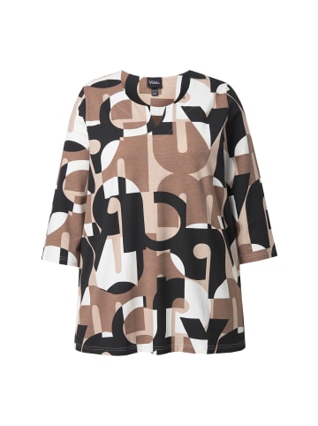 Ulla Popken Shirt in helles nougat