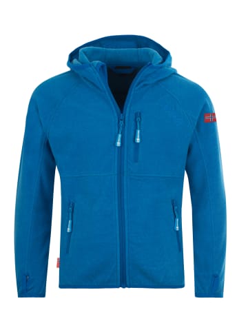 Trollkids Fleece Jacke "Sandefjord" in Mittelblau