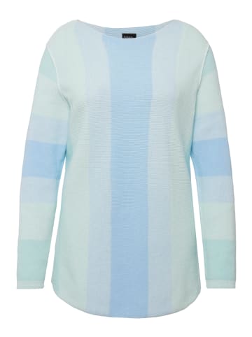 Ulla Popken Oversized-Pullover in zartes hellblau