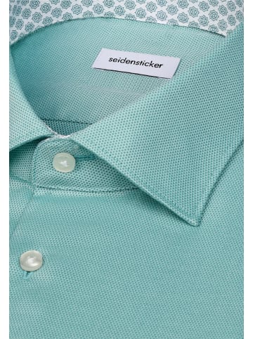 Seidensticker Business Hemd Slim in Türkis