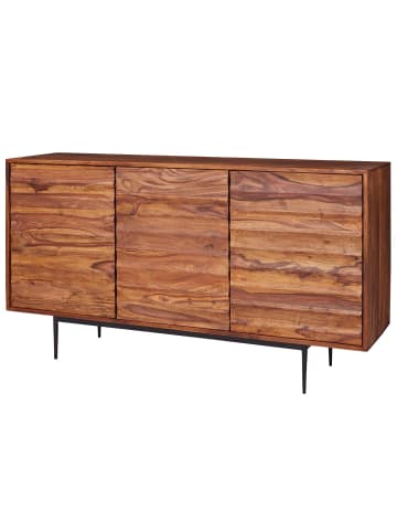 KADIMA DESIGN Charmantes Sheesham Sideboard, 150 cm Breit, 3 Türen, für Wohnräume