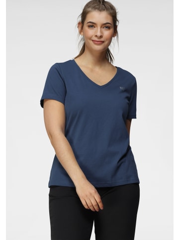 H.I.S. T-Shirt in marine, weiß, rot