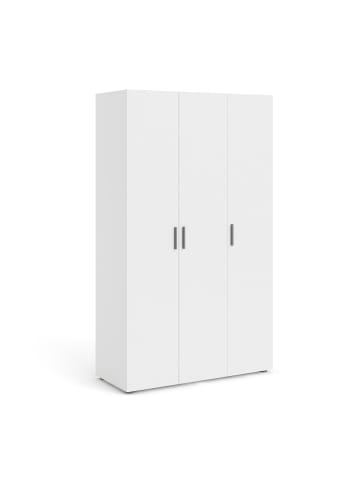 ebuy24 Kleiderschrank Petra Weiß 119 x 50 cm