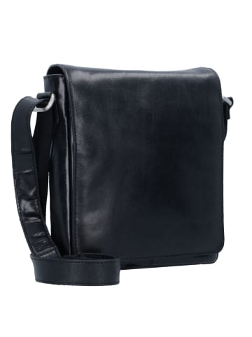 Leonhard Heyden Cambridge Umhängetasche Leder 23 cm schwarz