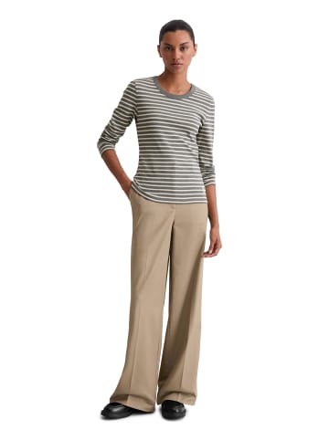 Marc O'Polo Gestreiftes Longsleeve regular in Dark Grey