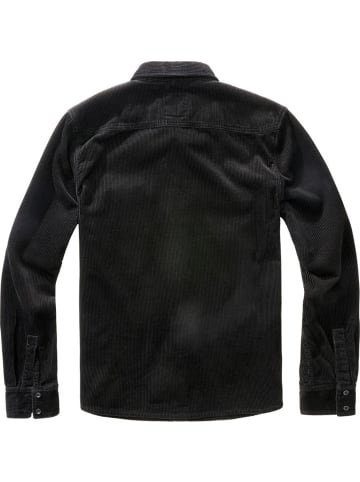 Brandit Hemd "Corduroy Classic" in Schwarz