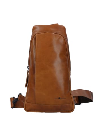 Greenburry Newport Umhängetasche Leder 33 cm in caramel
