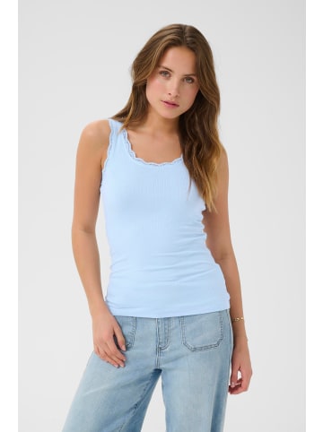 Kaffe Jersey-Top ärmellos KAOMI Slim fit in Windsurfer