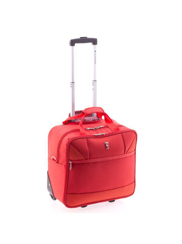 Gladiator 2100 2 Rollen Pilotentrolley 36 cm Laptopfach red