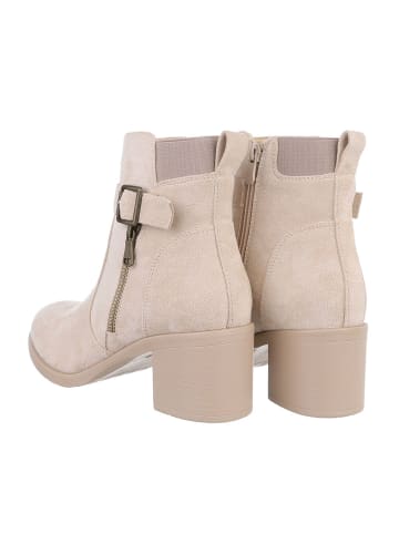 Ital-Design Stiefelette in Beige