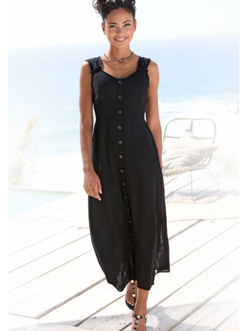 LASCANA Maxikleid in schwarz