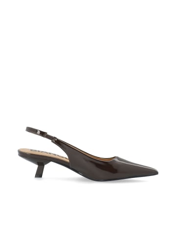 Bianco Kitten Heels in BrownPatent1