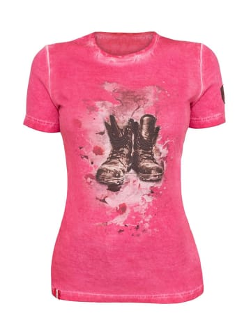 Almgwand T-Shirt BRUNNENBERGALM in pink