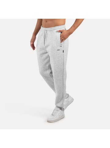 SMILODOX Jogginghose Ilyas in Grau Melange