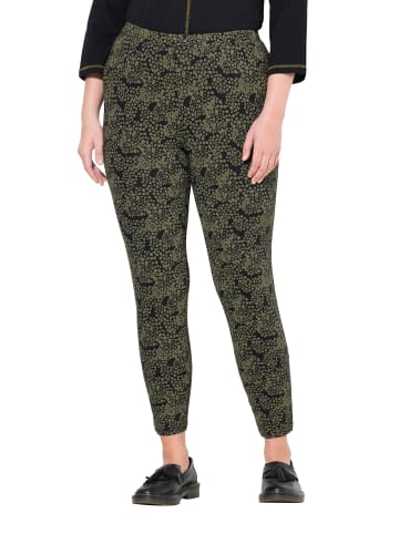 Ulla Popken Leggings in oliv