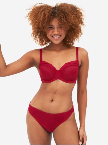 SugarShape Bikini-Slip Madeira in dark red swim