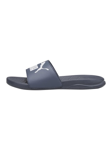 Puma Flache Sandale zum Reinschlüpfen Popcat 20 Inky Blau Puma Weiß