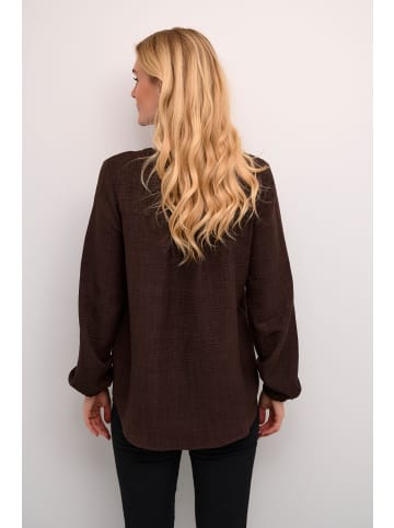 Kaffe Langarm-Bluse KAellen Regular fit in Java CC