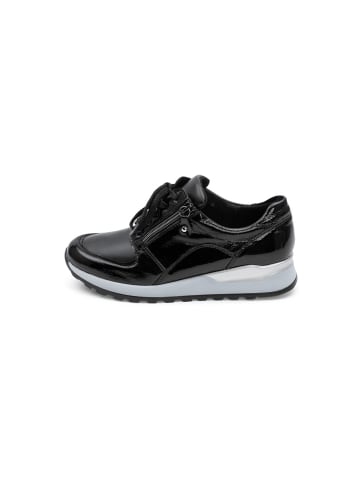 VITAFORM Echt Leder & vitaform Stretch Sneaker in schwarz