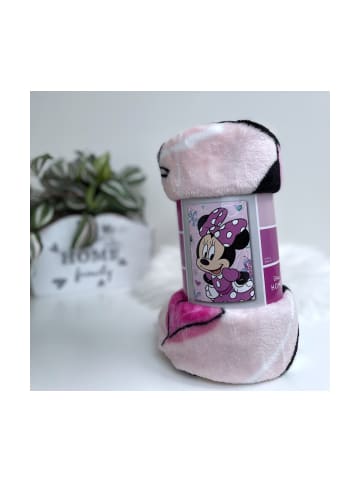 Disney Minnie Mouse Flowers Mikrofleece-Decke