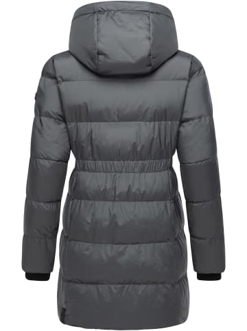 ragwear Steppmantel Niara in Dark Grey