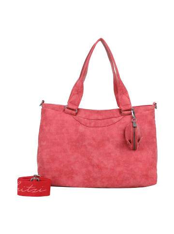 Fritzi aus Preußen Joly Waffly Shopper Tasche 41 cm in dark red