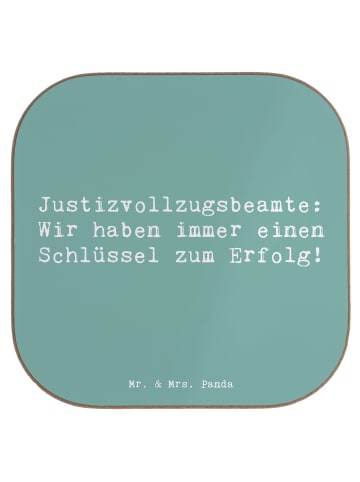 Mr. & Mrs. Panda gläseruntersetzer Spruch Justizvollzugsbeamter ... in Meeresbrise