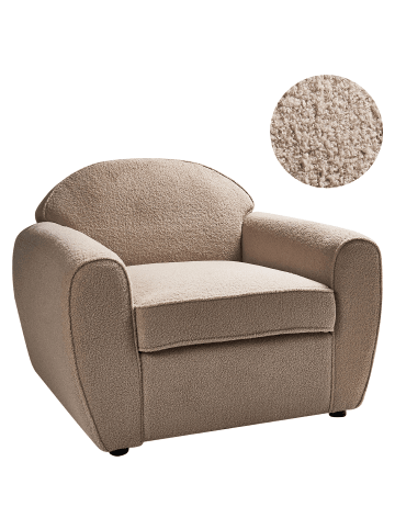 Beliani Sessel ELLEDE in Braun - (W) 93 x (H) 73 x (L) 90 cm