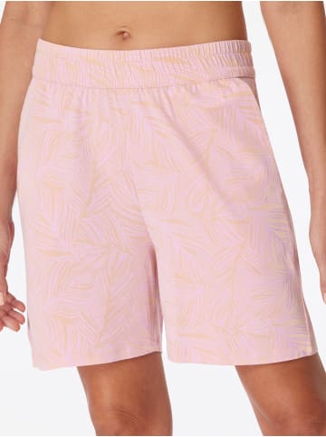 Schiesser Pyjamahose Mix & Relax kurz in rosa, orange