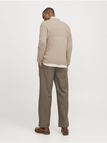 Jack & Jones Strickpullover in Oatmeal