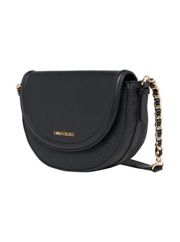 Carlo Colucci Schultertasche di Maio in Schwarz