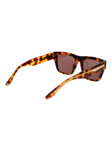Trussardi Unisex Sonnenbrille Quadratisch Havanna