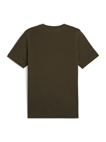 Puma T-Shirt 1er Pack in Dunkelgrün (Dark Olive)