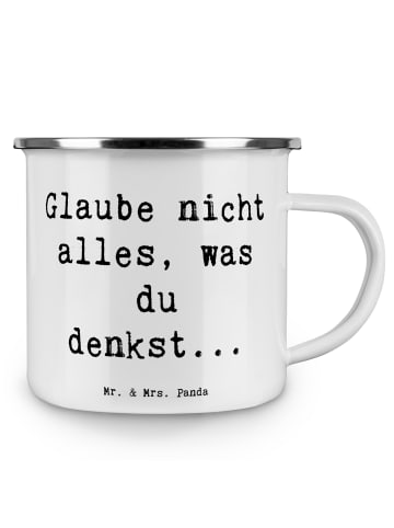 Mr. & Mrs. Panda Kaffeepott Spruch Selbstvertrauen und Klarheit ... in Weiß