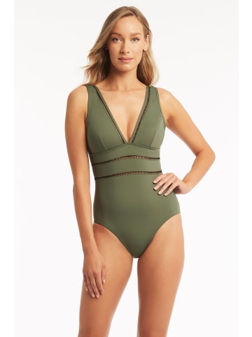 Sea Level Essentials Edit Badeanzüge in KHAKI