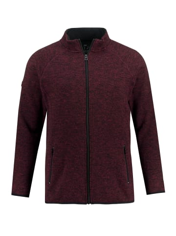 JP1880 Fleecejacke in aubergine