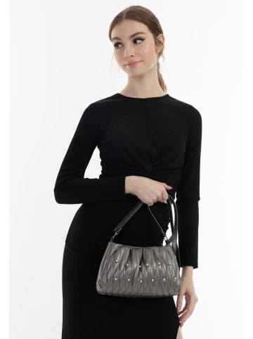 myMo at night Damen Clutch/Abendtasche in Dunkelsilber