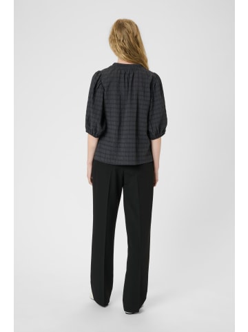 Karen By Simonsen Kurzarm-Bluse KBAyo Classic fit in Inkwell