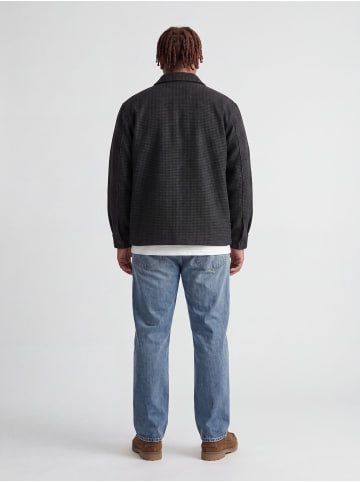 JACK & JONES PLUS Overshirt in Black