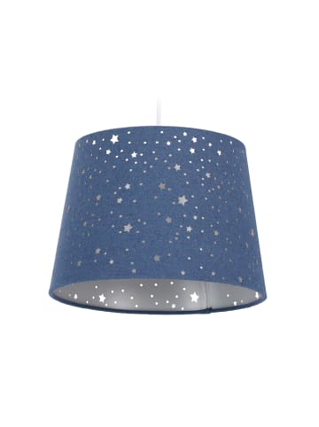 relaxdays Kinderzimmerlampe "Sterne" in Blau - Ø 27 cm