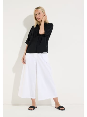 More & More schmales, geripptes Basic-Tanktop in black