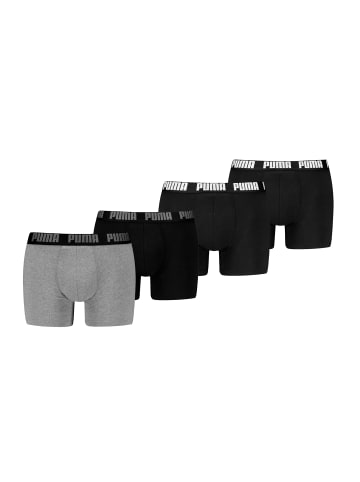 Puma Boxershorts PUMA MEN EVERYDAY BASIC BOXERS 2P in Black Black/Black Grey