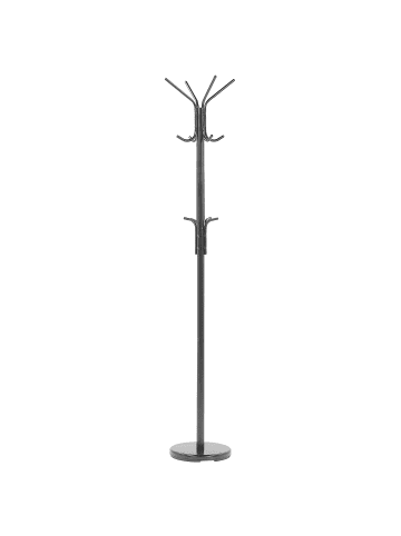 Beliani Kleiderständer CLAXTON in Schwarz - (W) 30 x (H) 185 x (L) 30 cm