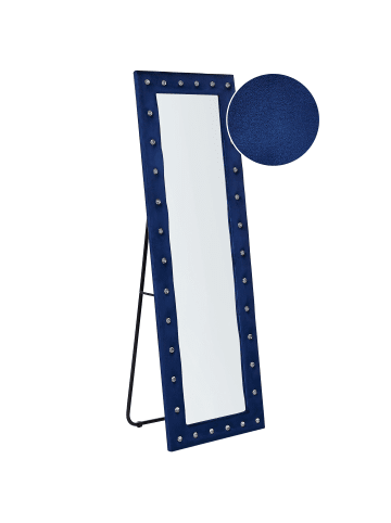 Beliani Standspiegel ANSOUIS in Blau - (W) 50 x (H) 150 x (L) 33 cm