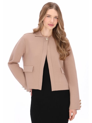 DreiMaster Women Cardigan in taupe