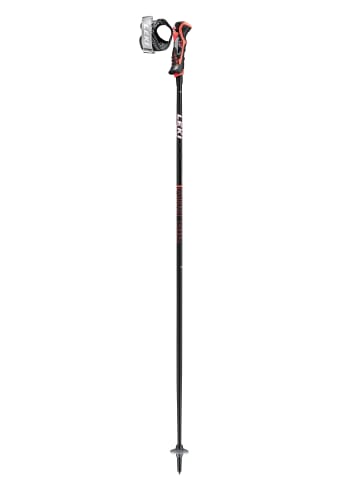 LEKI Skistöcke Alpin in schwarz