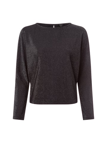 OPUS Langarmshirt Siglam in schwarz silber