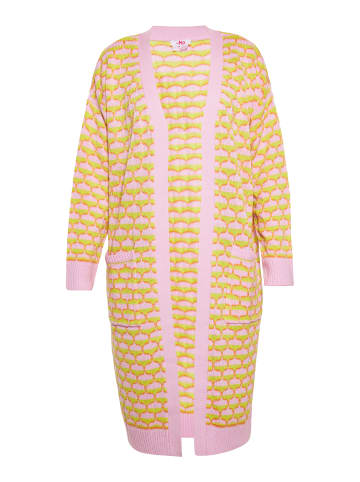 myMo Damen Cardigan in Pink Limone Orange